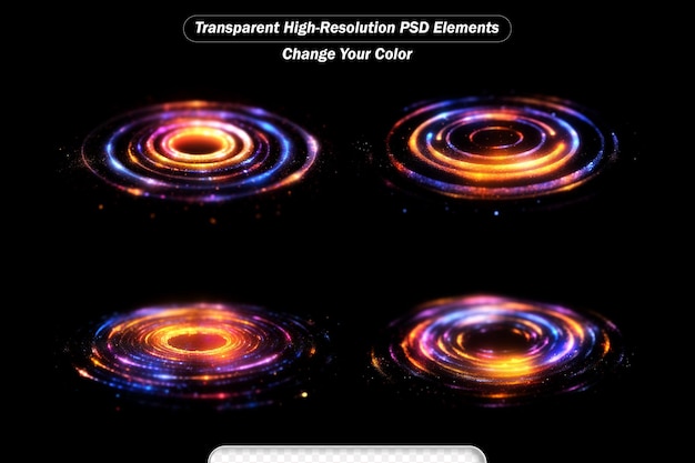 PSD abstract background luminous swirling elegant glowing circle