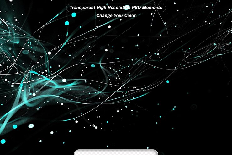 PSD abstract background simulating neural network
