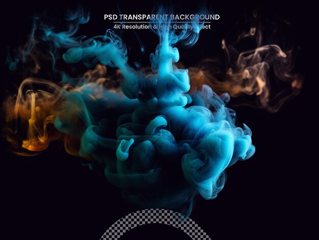 PSD abstract background smoke curves and wave