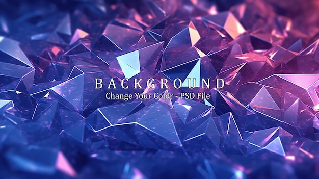 PSD abstract background with geometric generative ai