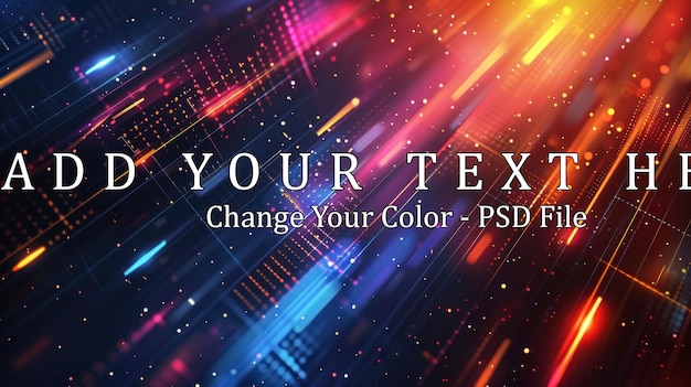 Abstract background with glowing lines streaks of light and digital data Perfect for technology speed and futuristic concepts