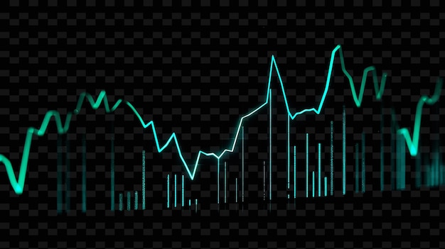 PSD sfondo astratto con un grafico e un grafico