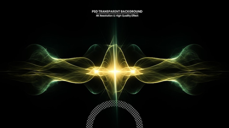 PSD abstract background with luminous swirling backdrop