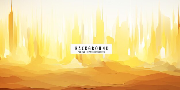 PSD abstract background with white yellow wave