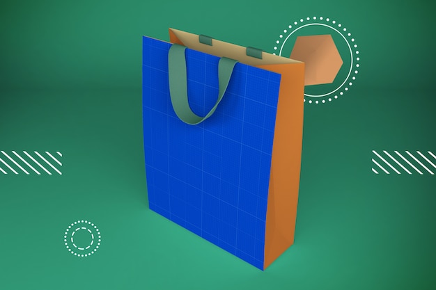 abstract bag mockup
