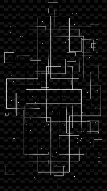 PSD 抽象的な黒と白の幾何学的な背景と黒の背景のテキスト