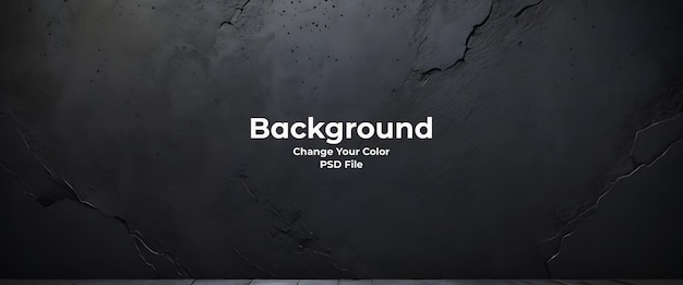 PSD abstract black background gradient that looks modern bokeh background black texture dark wall