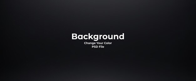 PSD abstract black background gradient that looks modern bokeh background black texture dark wall