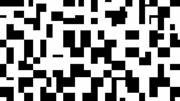 PSD abstract black and white pixelated texture