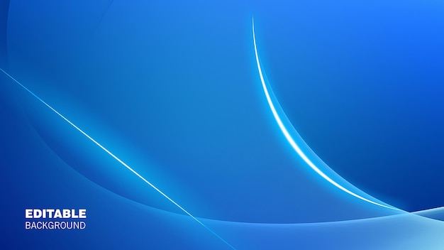 Abstract Blauwe achtergrond met gloeiende lijnen