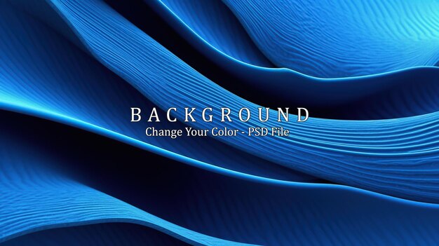 PSD abstract blue background with lines technology generative ai