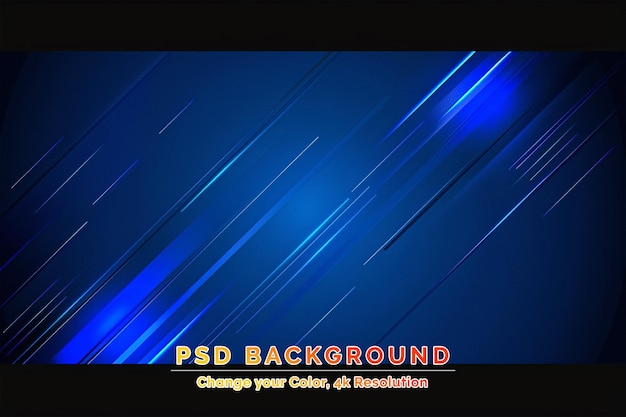 PSD abstract blue black background squares and lines composition created