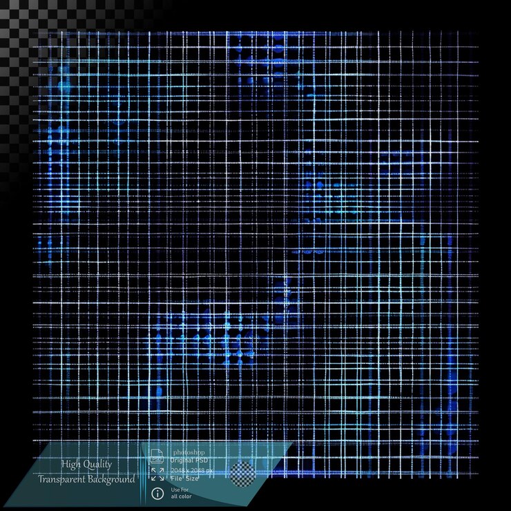 PSD abstract blue grid background