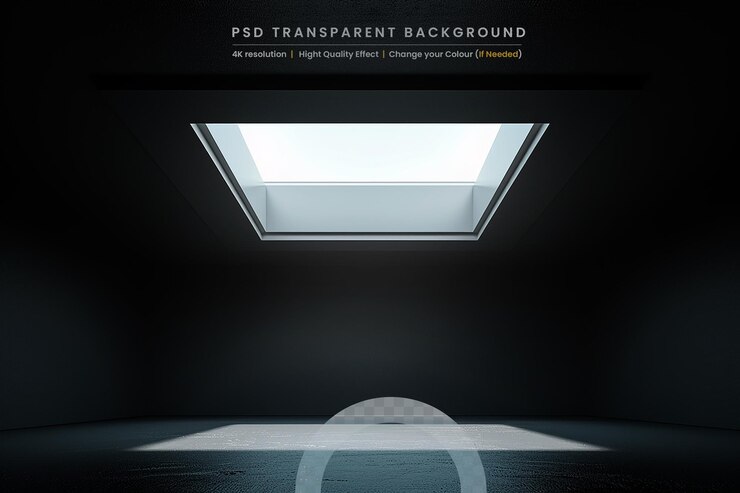 PSD abstract blue light rays and golden rays background dark background with lines and spotlights neon light night view