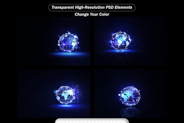 PSD abstract blue speed network currency exchange technology