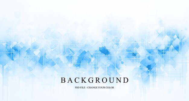 PSD abstract blue square shape background pattern background