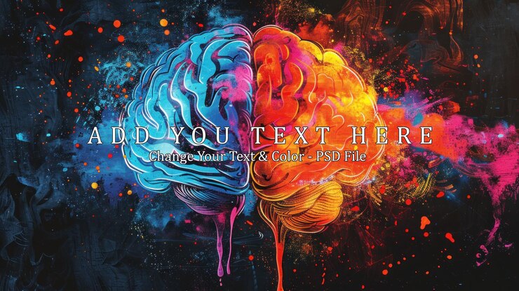 PSD abstract brain art
