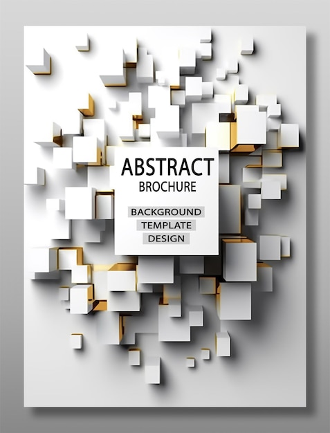 PSD abstract brochure template achtergrond