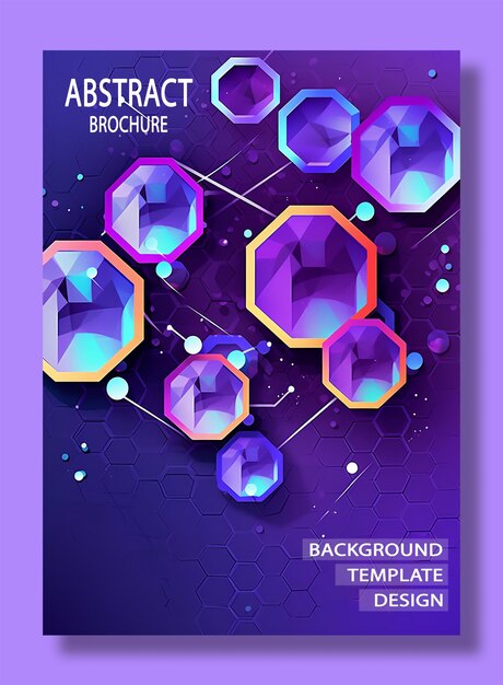 Abstract brochure template background