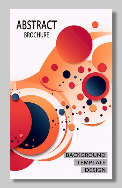 PSD abstract brochure template background