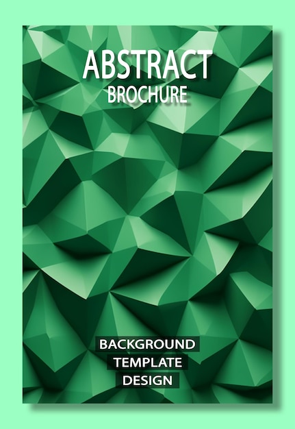 PSD abstract brochure template background