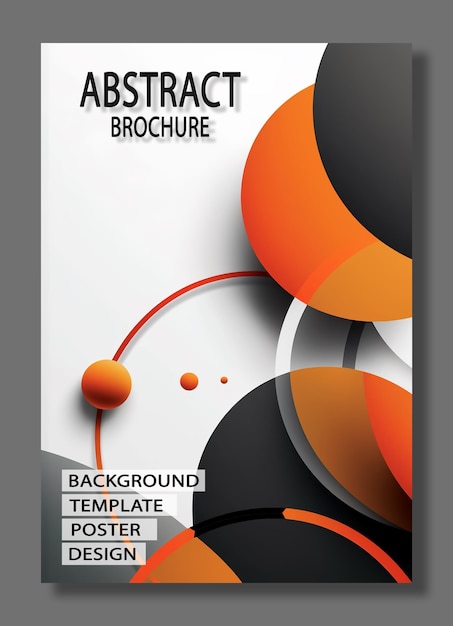 PSD abstract brochure template background