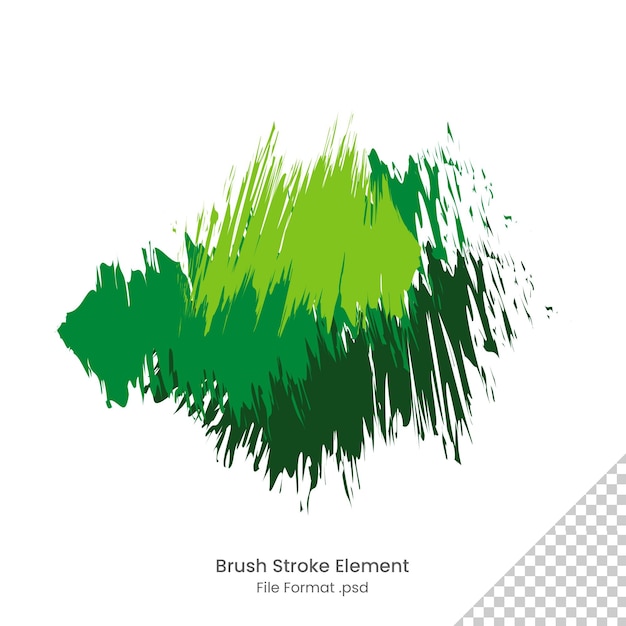 abstract brush green background element transparant design file format psd