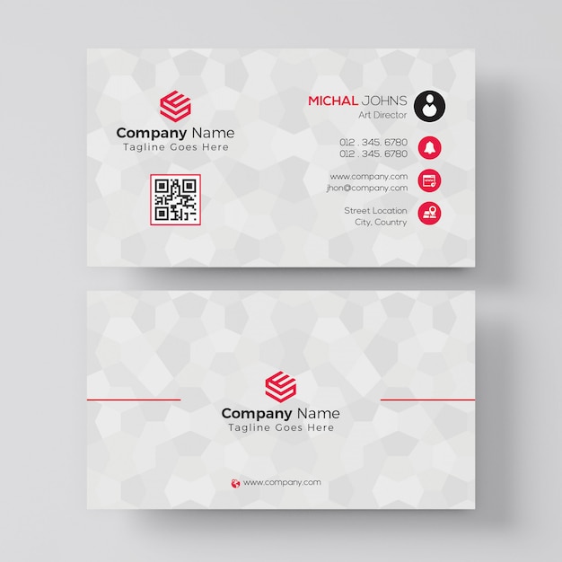 Abstract business card