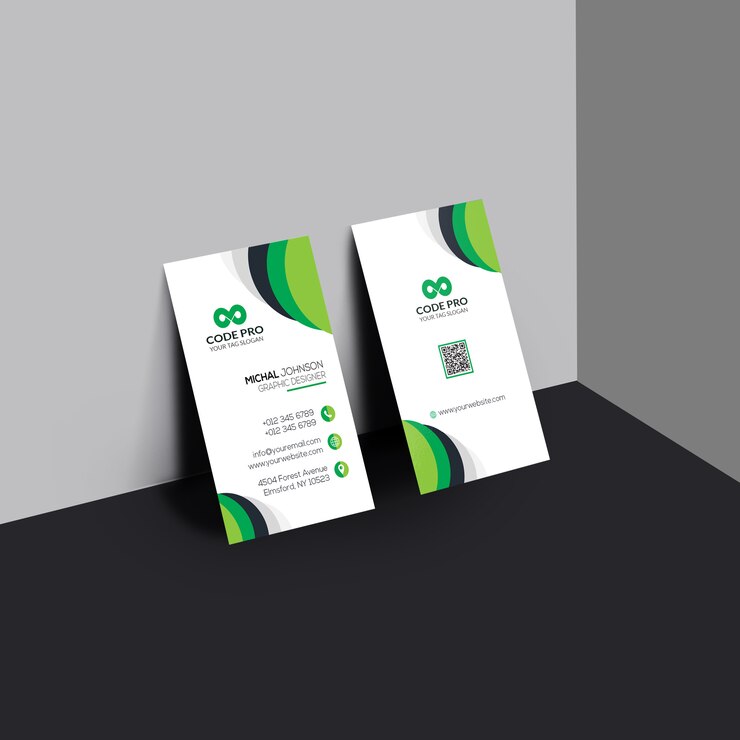 Abstract Business card