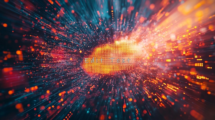 PSD abstract cloud computing data burst