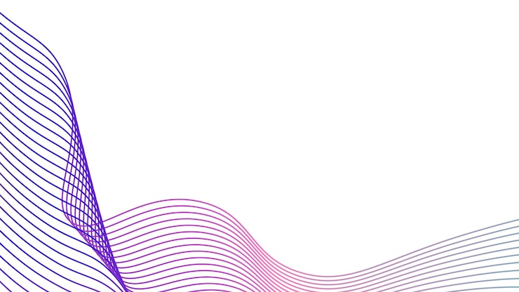PSD abstract colored lines waves pastel pink blue design template png