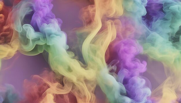 PSD abstract colored smoke elements background with smooth color transitions