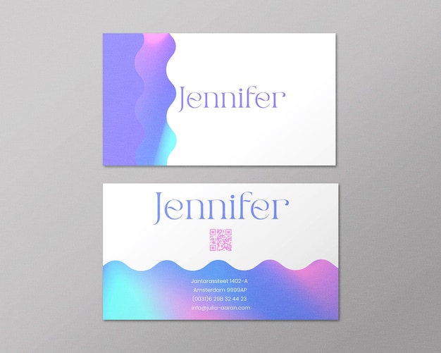 Абстрактный красочный фон дизайна границы для дизайна шаблона визитной карточки