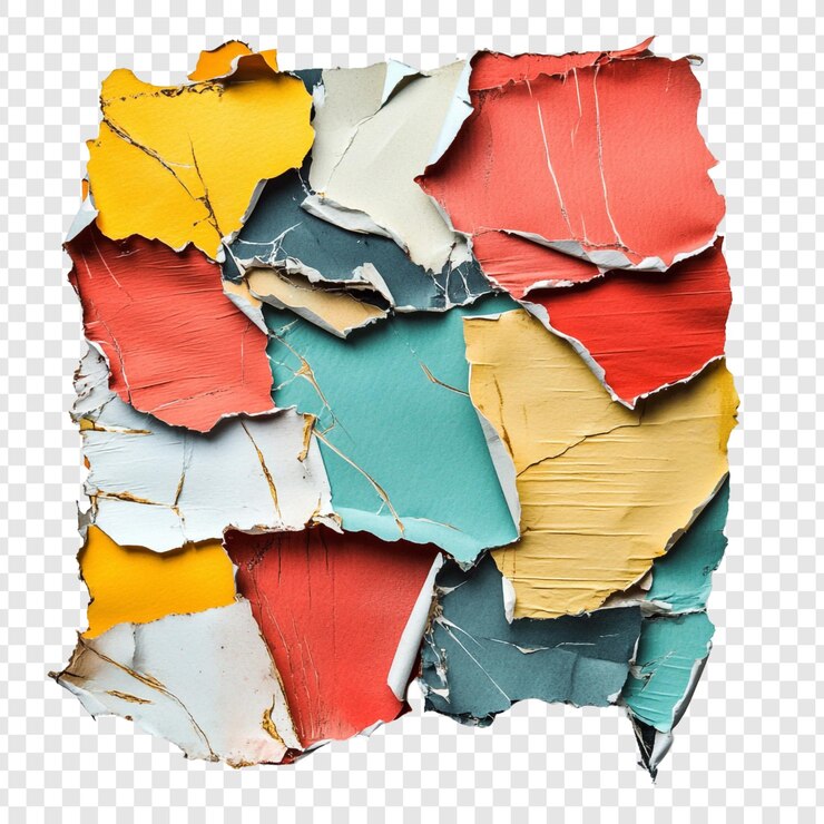 PSD abstract colorful peeling paint texture
