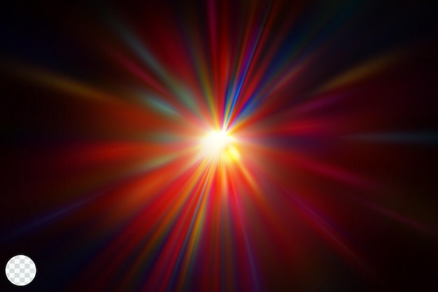 PSD abstract colorful rays shine lens flares