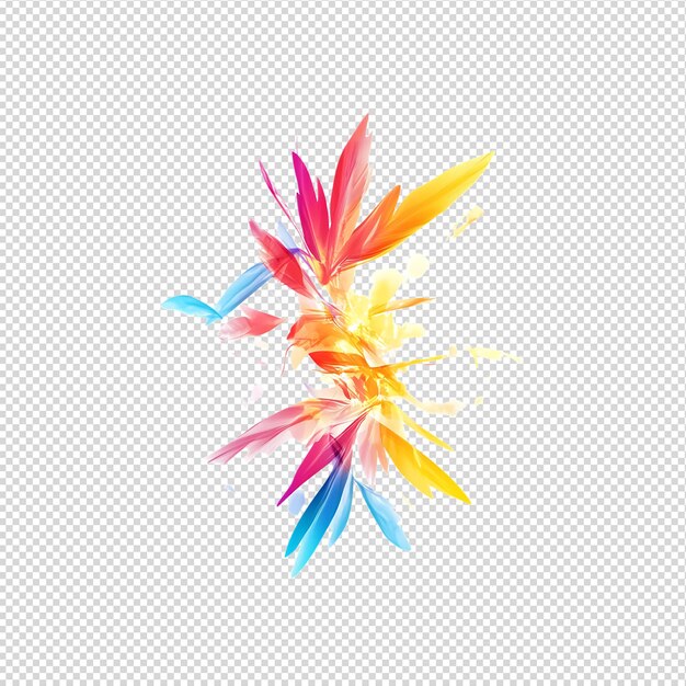 Abstract colorful splash design