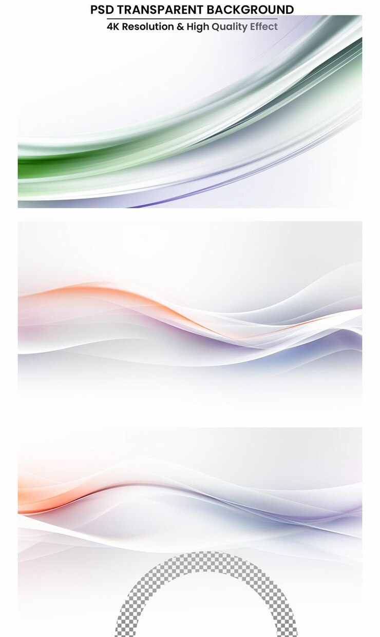 PSD abstract colorful wave background