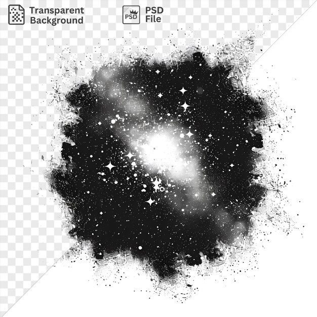 PSD 추상적인 우주 먼지 터 기호: 스타필드 블랙 앤 화이트 추상적 우주 먼지 기호: 스 필드 블랙앤 화이트 스필드