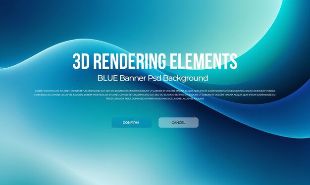 PSD abstract creative flow luxury tech blue sfondi creativi