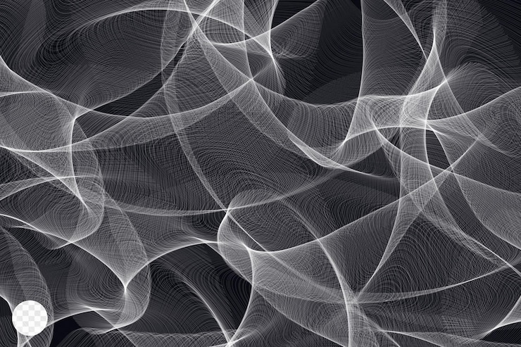 PSD abstract curved background smoke transparent waved line