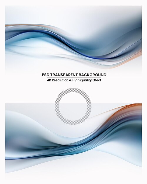 PSD abstract curvy wave background texture