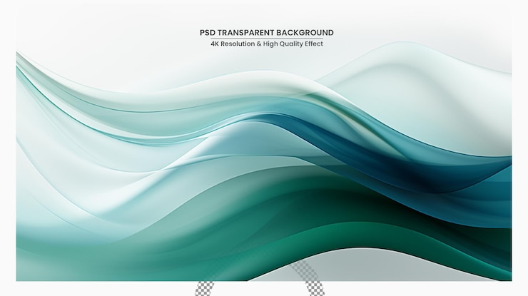 PSD abstract curvy wave background texture