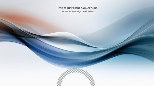 PSD abstract curvy wave background texture