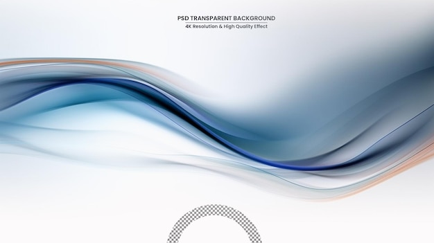 PSD abstract curvy wave background texture