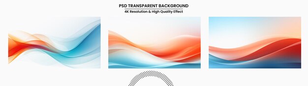 PSD abstract curvy wave background texture