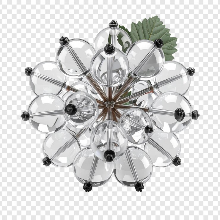 PSD abstract decorative object overhead view illustration