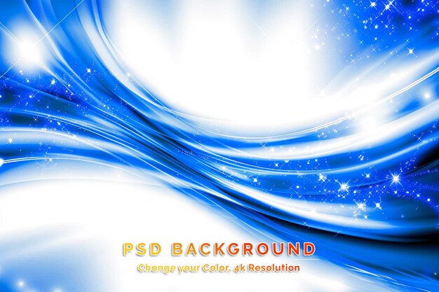 PSD abstract design background in shades of blue