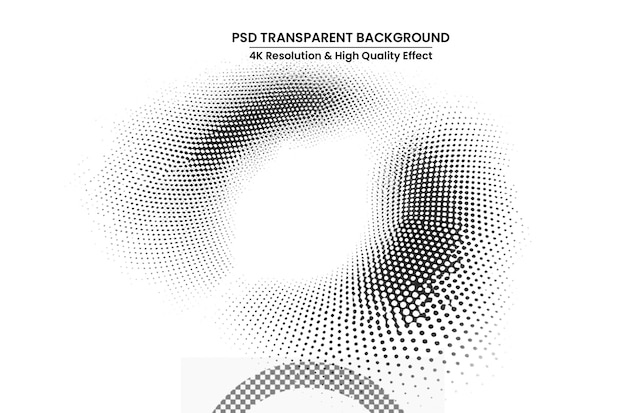 PSD abstract dotted vector background halftone effect