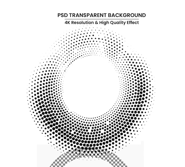 PSD 抽象的なドットベクトルの背景 ハーフトーン効果