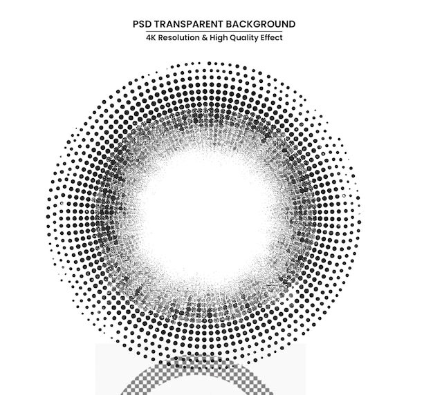 PSD 抽象的なドットベクトルの背景 ハーフトーン効果